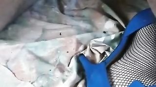 Tgirl rachel in a camper and used by a workman