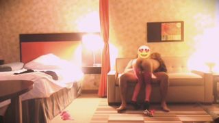 Killer ebony shemale plays in motel apartment - by MyTSMatch.com