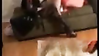 Dominatrix T has her way with husband. ( original music )