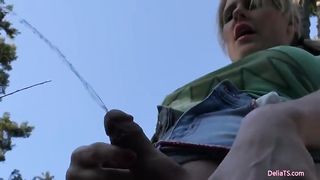 Nice Transgender Princess Displays Melons And Weenie