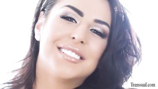 Sexy Transbabe Chanel munches and penetrates COUGAR Mercedes poon