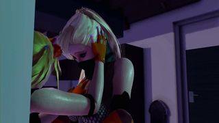 Game HERMAPHRODITISM Anime Triss and Yennefer Dickgirl bangs Ciri