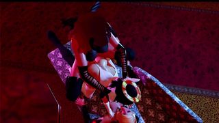 HERMAPHRODITISM fuck-a-thon doll in rubdown guest room