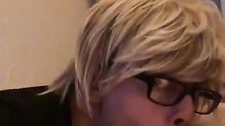 Sissy throating schlong