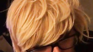 Sissy throating schlong