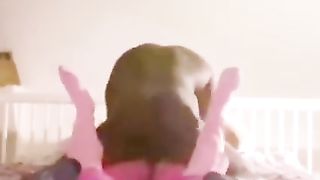 Sissy gets used by a gay-for-pay bulky big black cock