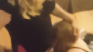 Heather +another CD display off then Father takes her throat