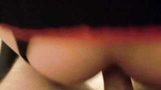 Crossdresser Inhaling fuck-stick and getting romped