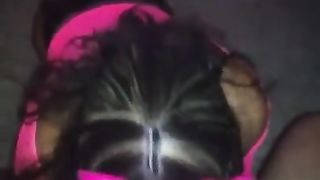 Hooded tgirl worshiping trunk