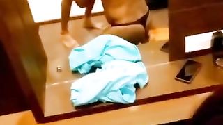 Spunk in my throat baby - Manusha T-Model gulping jizm..!