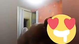 Enfiando a vara na cdzinha cadela