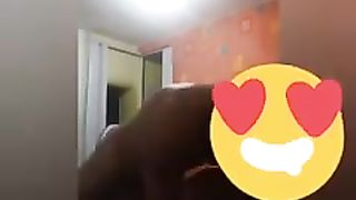 Enfiando a vara na cdzinha cadela