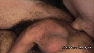 Slender transgender princess ass-fuck ravages masculine victim