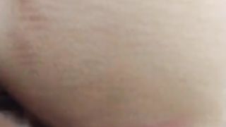 Father using my gaped moist vag bum