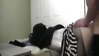 Unexperienced Arab Teenage In Hijab Raunchy Doggy Style On Live Cam
