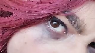 Ariela Crossdresser fellating a BIG BLACK COCK