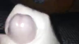 Crossdressing sissy SkY lubricated and jizzing on undies