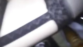 Sky well-lubed up in undergarments and undies