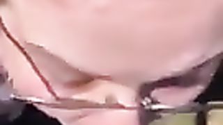 Trans nymph gives road head