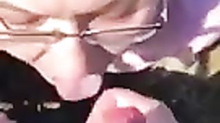 Trans nymph gives road head