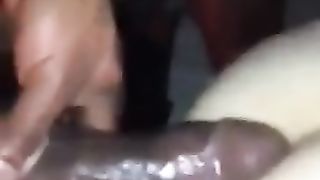 ebony trouser snake in my bum