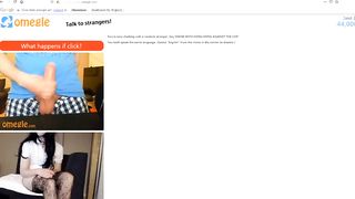 Jess helps stranger spunk on omegle