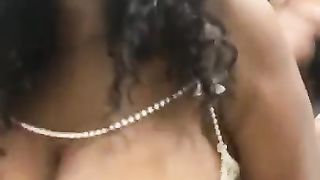 THICC Black Shemale eixoR Gets Smashed