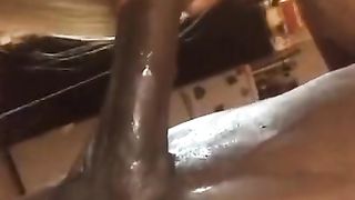 Travtchoin gargle BigBlack23 a waiter coffee server big black cock