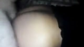 Blond tranny gets poked, fellates and drinks