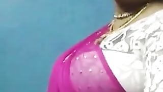 Crossdress maya in saree