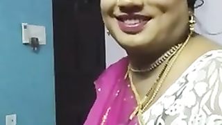 Crossdress maya in saree