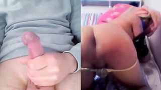 toying on skype with boy4men