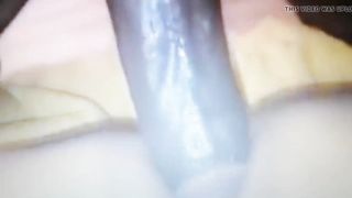 BIG BLACK COCK inwards my rump