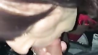 Sissy deep throating turkish shaft... he jizzes on my face