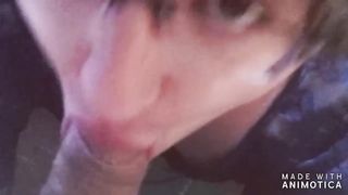 Ultra-Cute Obese Crossdresser Inhaling Schlong