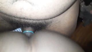 Fuckin' a transsexual doggy style