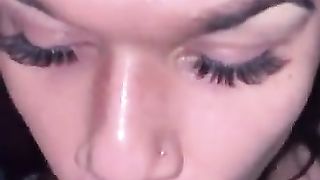 Latina plus-size she-creature big black cock