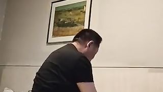 Japanese Grandfather And She-Male Spin Flop