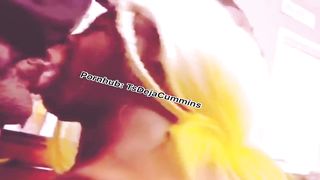 Black Filthy head deep throatin transgender princess makes a BIG BLACK COCK jism in less than five minutes - TransXdating.com