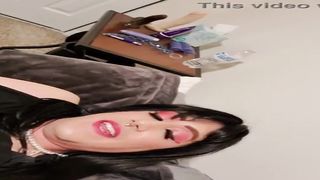 CD Mariah Internal Cumshot #2 rectal speculum finger-tickling and tonguing thumbs