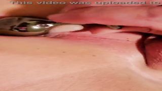 CD Mariah Internal Cumshot #2 rectal speculum finger-tickling and tonguing thumbs