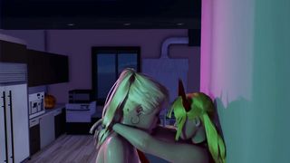 Bevy - Trannies and Women Facialized by Dickgirls