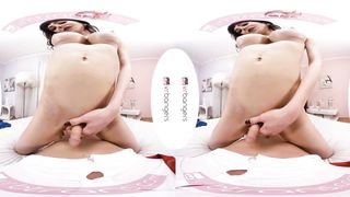 VRB TRANS Super-Naughty Wedding Night Dream with Buxom Bailey Paris VR Porno