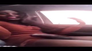 torrid dark-hued t-girl onanism till spunk in camper