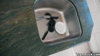 Ariel greets him wearing a revealing crop top