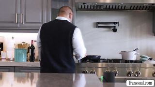 My TS stepmom cant resist my wet pussy!