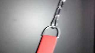 Sissy in porn cinema on sling