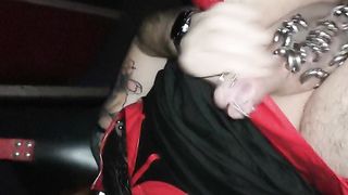 Sissy in porn cinema on sling