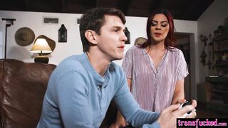 Horny tranny fucked her new boyfriend