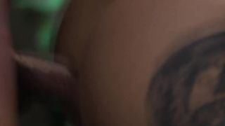 Latina TS customer gets analed after the massage!